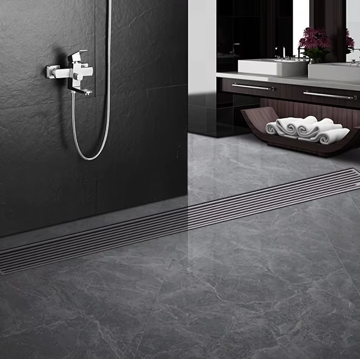 Linear floor drain